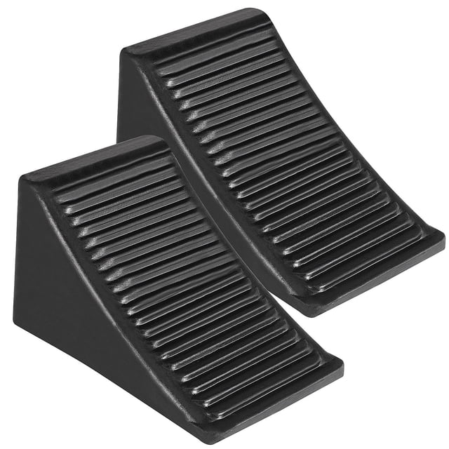 HEANUJJ 2 Pcs Cales de Roue pour Blocs de Roue de VR Caoutchouc Haute Résistance pour Remorques de Voyage Retenue Fiable