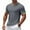 Gray, variant on Yiaimeir ‌Vacation Ready Loose T-shirt Men's Short Sleeve Casual Holiday Style‌