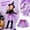 Purple, variant on Halloween Cosplay Costume Classic Gothic Cosplay Party Costume Dress Outfit for Women Gir'ls Noble Masquerade Theme Party Masquerade Birthday Gift Roleplay Event Roleplay Dress Up Wear Clothes