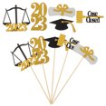 thumbnail image 3 of SHOWERORO Golden Graduation Centerpiece Sticks 10X4.3in 8Pcs Paper Table Centerpieces For Graduation Parties 2023, 3 of 7