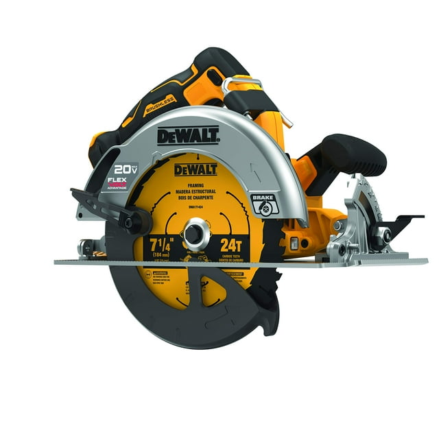 Sierra circular DEWALT DCS573B 20V MAX* 7-1/4 pulgadas con FLEXVOLT