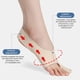 thumbnail image 5 of Corrector de juanete Hallux Valgus Protector de pies alivio del estrés sólido para hombres y mujeres, 5 of 8