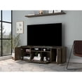 thumbnail image 4 of TUHOME Lyon Tv Stand - Dark Walnut Engineered Wood - For Living Room, 4 of 8