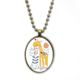 thumbnail image 1 of Cartoon jirafa amarillo Aniamal Collar Colgante de cadena vintage Colección de joyas colgantes Unbranded M, 1 of 3