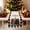 E, variant on Christmas Linen Table Runner, Christmas Table Cover with Classic Printed Pattern, Washable Dining Table Decoration for Home and Party, 72.05 x 12.99 inch