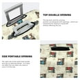 thumbnail image 5 of Daiia Retro Steampunk Vehicle Luggage Cover, Thickened Washable Travel Luggage Covers, Elastic Unique Baggage Covers for 18-20 inch Luggage-X-Large, 5 of 9