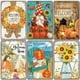 thumbnail image 2 of Cartel de bienvenida placa de Metal Vintage calabaza girasol pájaro carteles de Metal decoración de pared Puerta de jardín cafetería fiesta, 2 of 4