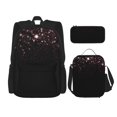 thumbnail image 1 of Balery Sparkling Pink Night Sky Mochila Escolar 3 en 1 para Niños - Mochila Resistente con Lonchera Térmica y Estuche - Mochila Escolar para Niños y Niñas, 1 of 7