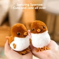 thumbnail image 4 of SPOORYYO Clockwork Sparrow Jumping Bird Wind Up Toy Fun Novelty Gift for All Ages, 4 of 8