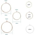 thumbnail image 2 of 100pcs Wine Glass Charm Rings,Earring Beading Hoop Jewelry Making Findings,Beading Hoop Rings Ear Wines Earring Hoops(20 mm,Rose Gold), 2 of 5