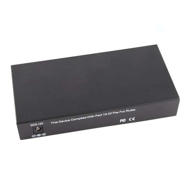 Convertidor de medios Ethernet RJ45 10/100/1000M 4 fibras 2 puertos monomodo fibra dual para IEEE802.3Z / AB 1000Base-SXLX