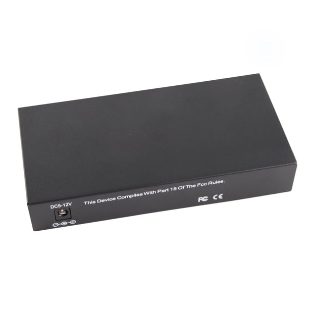 Convertidor de medios Ethernet RJ45 10/100/1000M 4 fibras 2 puertos monomodo fibra dual para IEEE802.3Z / AB 1000Base-SXLX