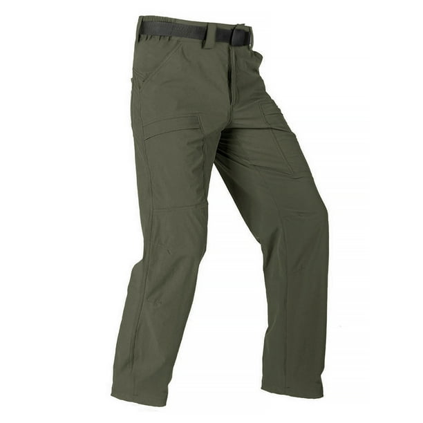 FREE SOLDIER Men's Waterproof Lightweight Hiking Pants Quick Dry Cargo Pants