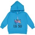 thumbnail image 2 of Inktastic Little Sister Unicorn Lil Sis Toddler Hoodie, 2 of 4