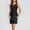 Black, variant on Women's Homecoming Dresses Sleeveless Crew Neck Sparkly Sequins Bodycon Mini Dresses Trendy Cocktail Party Nightclub Evening Short Dresses