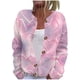 thumbnail image 2 of Sudadera con capucha de manga larga para mujer, informal, sin mangas, con estampado, de poliéster, 2 of 5