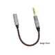 thumbnail image 5 of Adaptador macho de 4,4 mm a hembra de 3,5 mm de alto rendimiento que reemplaza a los auriculares portátiles. Marrón, 5 of 9