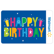 Birthday Star Walmart Gift Card