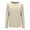 Beige, variant on Enjoytime Casual Long Sleeve Tops for Women Solid Color Basic Shirts Round Neck Tunic Blouses Fall Winter Clothes