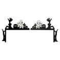 thumbnail image 2 of Wooden Door Frame Decoration, Themed With Ghosts Tombstones And Skeleton Hands, Classic Festive Atmosphere For Home Courtyard Entrance Decoration, 2 of 6