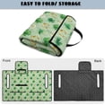 thumbnail image 5 of COEQINE Golf Cart Accessories Seat Covers with 4 Pockets, Foldable Design for Easy Carry Quilted Towel Seat Cover Easy to Install for EZGO Yamaha Club Cars, Green Clover Daisy Horseshoe, 5 of 8