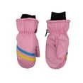 thumbnail image 1 of Cateissary 3 pares de manoplas para niños, guantes cálidos Unisex impermeables de invierno con gancho, patrón geométrico cómodo portátil, Suministros térmicos Rosa L, 1 of 6
