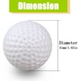 thumbnail image 2 of czcpp-KOFULL Plastic Golf Balls, Pack of 24 Practice Golf Balls, 42mm Hollow Golf Training Balls for Swing Driving Range Yard Golf Party Decorations Ideas, 2 of 4