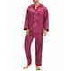 thumbnail image 5 of INSPIRAR CHIC Conjunto de Pijamas de 2 Piezas para Hombre, Camisón de Botones con Estampado, Patrón Casual, Rojo, 5 of 6