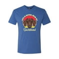 thumbnail image 2 of Wild Bobby, Life is Better with My Daschund Cute, Dog Lover, Men Premium Tri Blend Tee, Vintage Royal, Small, 2 of 4