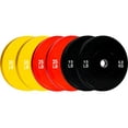 thumbnail image 2 of PRISP Olympic Bumper Weight Plate - Rubber Plate for 2 Inch Olympic Barbell with Steel Insert; Pairs, Sets and Single Plates Available, 2 of 9