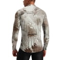 thumbnail image 6 of Realistic Camo Quarter Zip Pullover for Men, Long Sleeve Hunting Fishing Jersey with Moisture Wicking Quick Dry Fabric - Lightweight Outdoor Athletic Performance Tops Earthy Yellow XL, 6 of 6