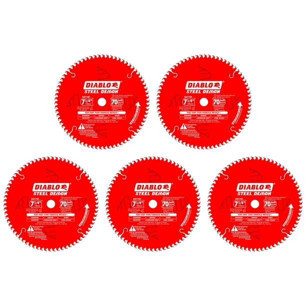 Hoja de sierra Freud, 7.25 pulgadas, 70 dientes, metal ferroso