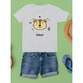 thumbnail image 3 of Cute Little Bear Face T-Shirt Juniors -Image by Shutterstock,  x-Large, 3 of 4