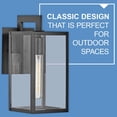 thumbnail image 6 of 2590BK-LL Hinkley Lighting Max - 1 Light Small Outdoor Wall Lantern in Transitional Style - 6 Inches Wide by 13.25 Inches High-Black Finish-LED, 6 of 18