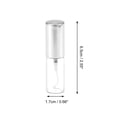 thumbnail image 4 of Unique Bargains Elegant Perfume Bottle 1Pc Silver Tone 0.16 oz, 4 of 6