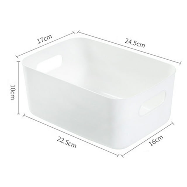 Handle Desktop Baskets Desktop Baskets Organizer Bin Cosmetic Storage Box Desktop Sundries Organizer Household Kitchen Storage Container Desktop Storage Basket PP Cosmetic Storages