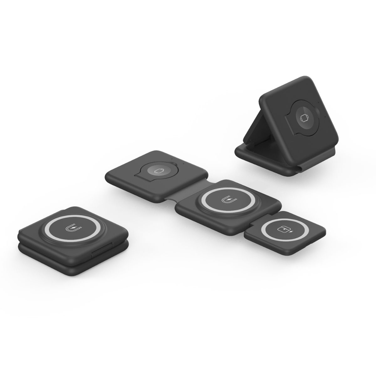 Charging Station for Apple Multiple Devices 3 in 1 Foldable