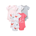 thumbnail image 3 of Newborn Infant Baby boy girl bodysuits Soft Cotton Quality Ropa De Bebe Baby clothing Jumpsuit 3/6M-24M 5 PCS/Lot, 3 of 5