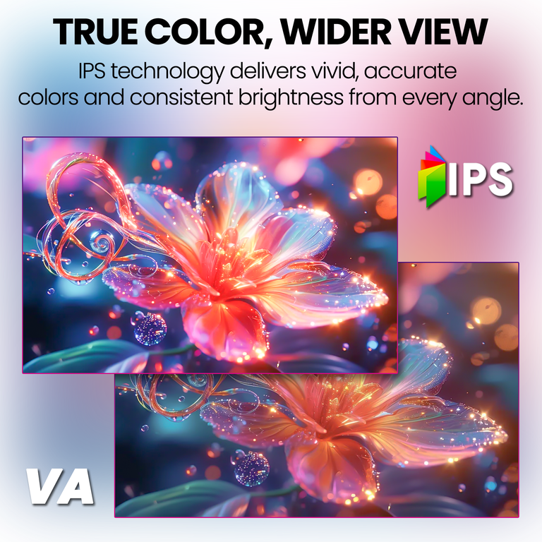 CRUA 27 Inch 4K UHD IPS Monitor with Built-in Speakers photo 8