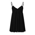 thumbnail image 7 of Stamzod Plus Size Nightgowns for Women V-Neck Lace Camisoles Sleep Shirt Spaghetti Strap Night Dress with Bow Decoration L, 7 of 7