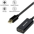 thumbnail image 2 of Adaptateur Mini DisplayPort vers HDMI, Lot de 2, Convertisseur Benfei Mini DP (Thunderbolt) vers HDMI avec Cordon Plaqué Or, compatible avec MacBook Pro, MacBook Air, Mac Mini, Microsoft Surface Pro 3/4, etc., 2 of 7