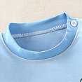 thumbnail image 5 of TOWED22 Toddler Baby Boy Set Clothes Long Sleeve Cute Print Tee Sweatpants Elastic Waist Casual Winter Outfits 2Pcs(Sky Blue,3-6 M), 5 of 6