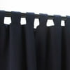 Sunbrella Canvas Navy Outdoor Curtain with Tabs 50 in. x 96 in.