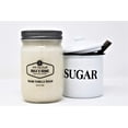 thumbnail image 2 of Nika's Home Warm Vanilla Sugar 12oz Mason Soy Candle, 2 of 5