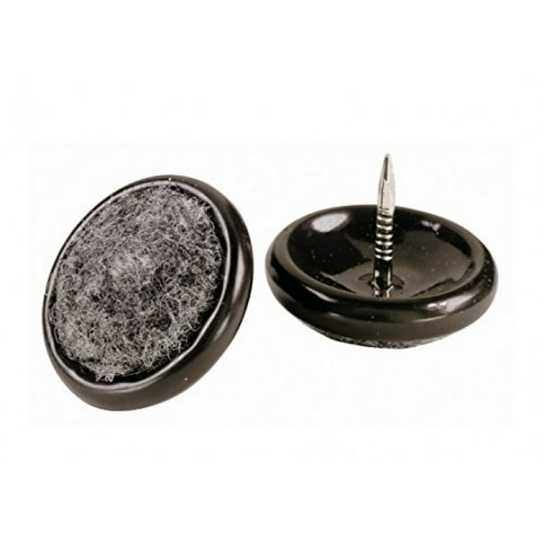 Shepherd Hardware 9103 1Inch Nail On Furniture Glides with Carpet Base