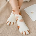 thumbnail image 6 of Baywell Winter Cat Claws Cute Thick Warm Sleep Floor Socks,Cat Paw Slipper Socks for Girls,Women, 6 of 9