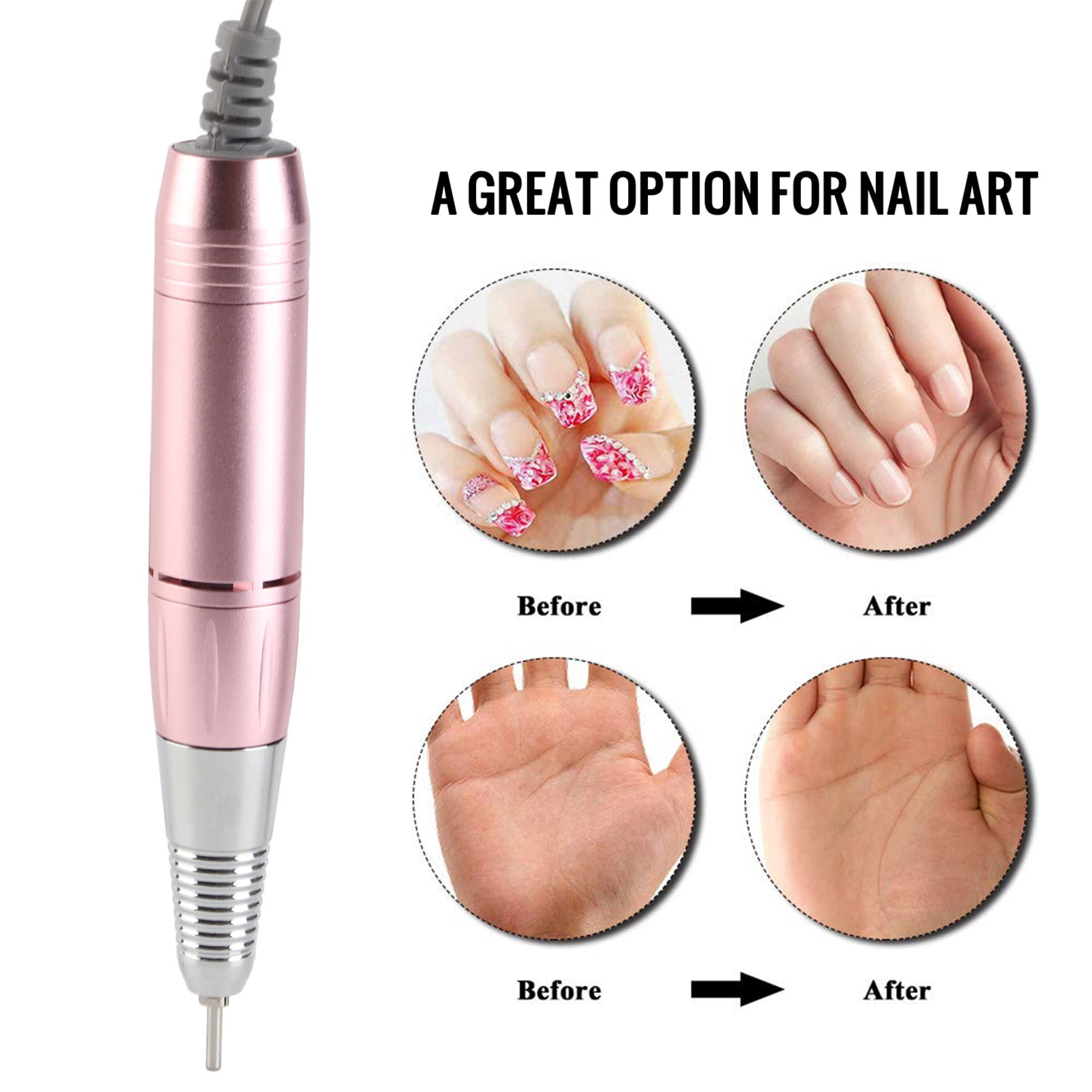 Handpiece Nail Machine Handpiece Lightweight Easy To Operate Nail Drill Replacement Handle For 202 278 288 Nail Machine