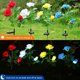 thumbnail image 5 of Luces solares de flores, rosas artificiales decorativas, luces LED solares para exteriores, impermeables, IP44, para jardín, Navidad, decoración al aire libre, patio, patio trasero, césped esquí esquí Gafas de esquí, 5 of 5