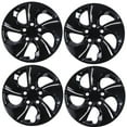 thumbnail image 6 of 15" Set of 4 Hubcaps Wheel Rims Cover for 2013-2015 Honda Civic Sedan,2013 Honda Civic Coupe,Compatible With Steel Wheels Bolt on Installation(Black Lacquer), 6 of 9