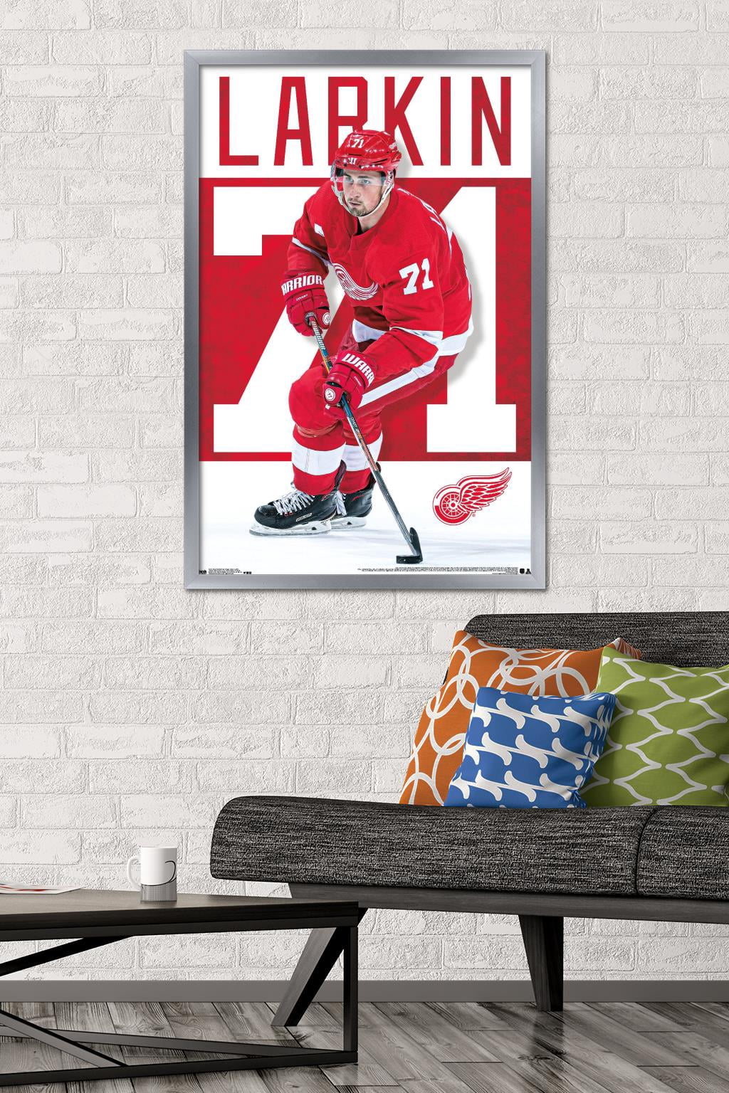 NHL Detroit Red Wings - Dylan Larkin Wall Poster, 22.375" x 34" Framed